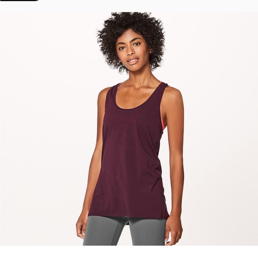 Lululemon Athletica Love Tank in dark adobe. Size 4.